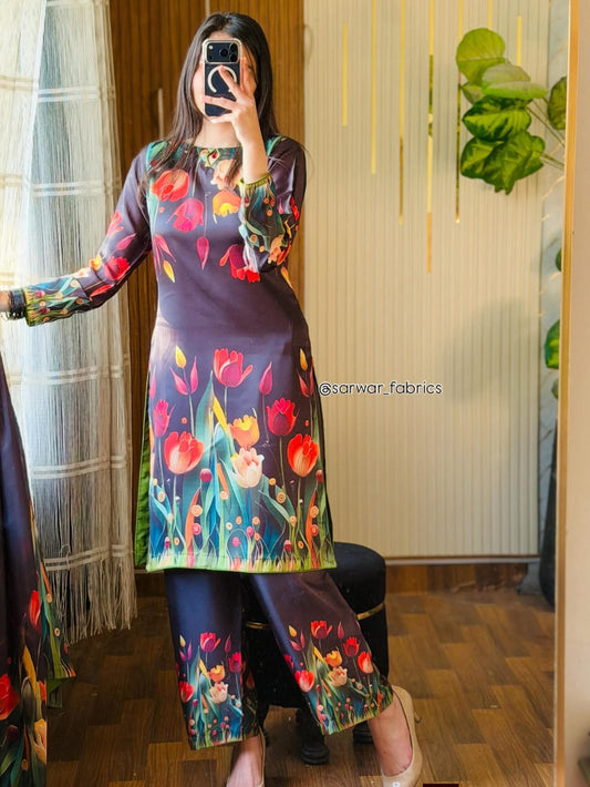 Zing 3D Flowrs 3 Piece Suit