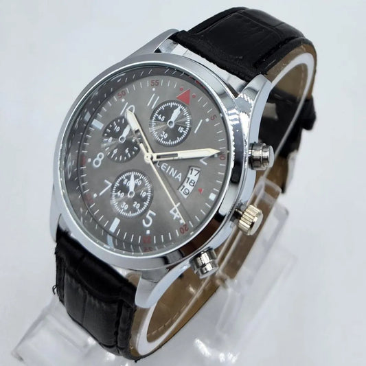 LEINA Classic Aviator Style Quartz Watch for Men/women's