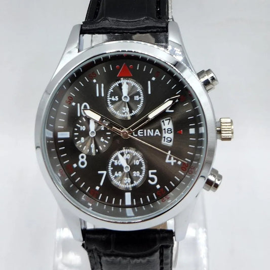 LEINA Classic Aviator Style Quartz Watch for Men/women's